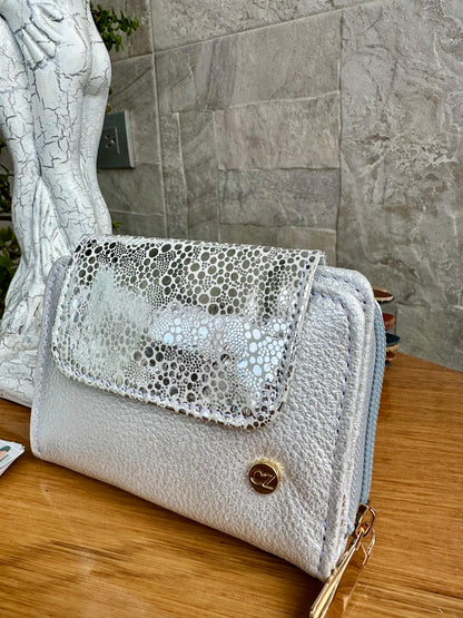 Billetera Luna Gris plata- Folia