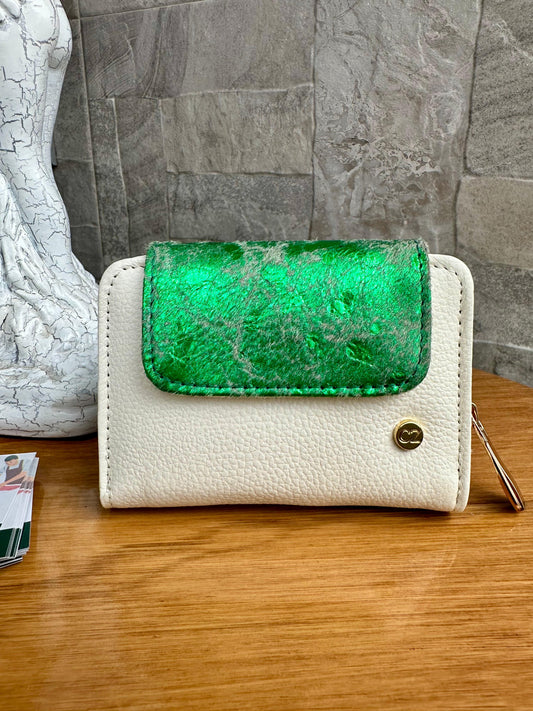 Billetera Bovi I Talco-Verde pelo