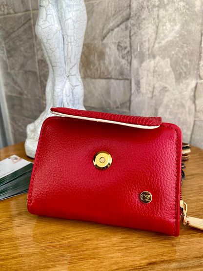 Billetera Chic I Rojo-Talco Edición especial