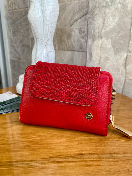 Billetera Chic I Rojo-Talco Edición especial