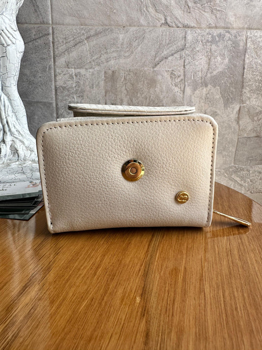 Billetera Panal II Beige Cazzal-Talco