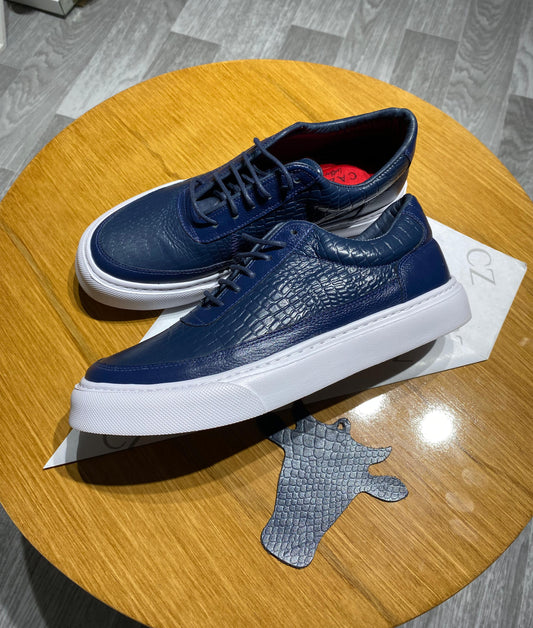 Sneaker Cobra Azul Oscuro