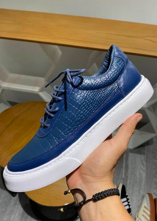 Sneaker Cobra Azul Oscuro